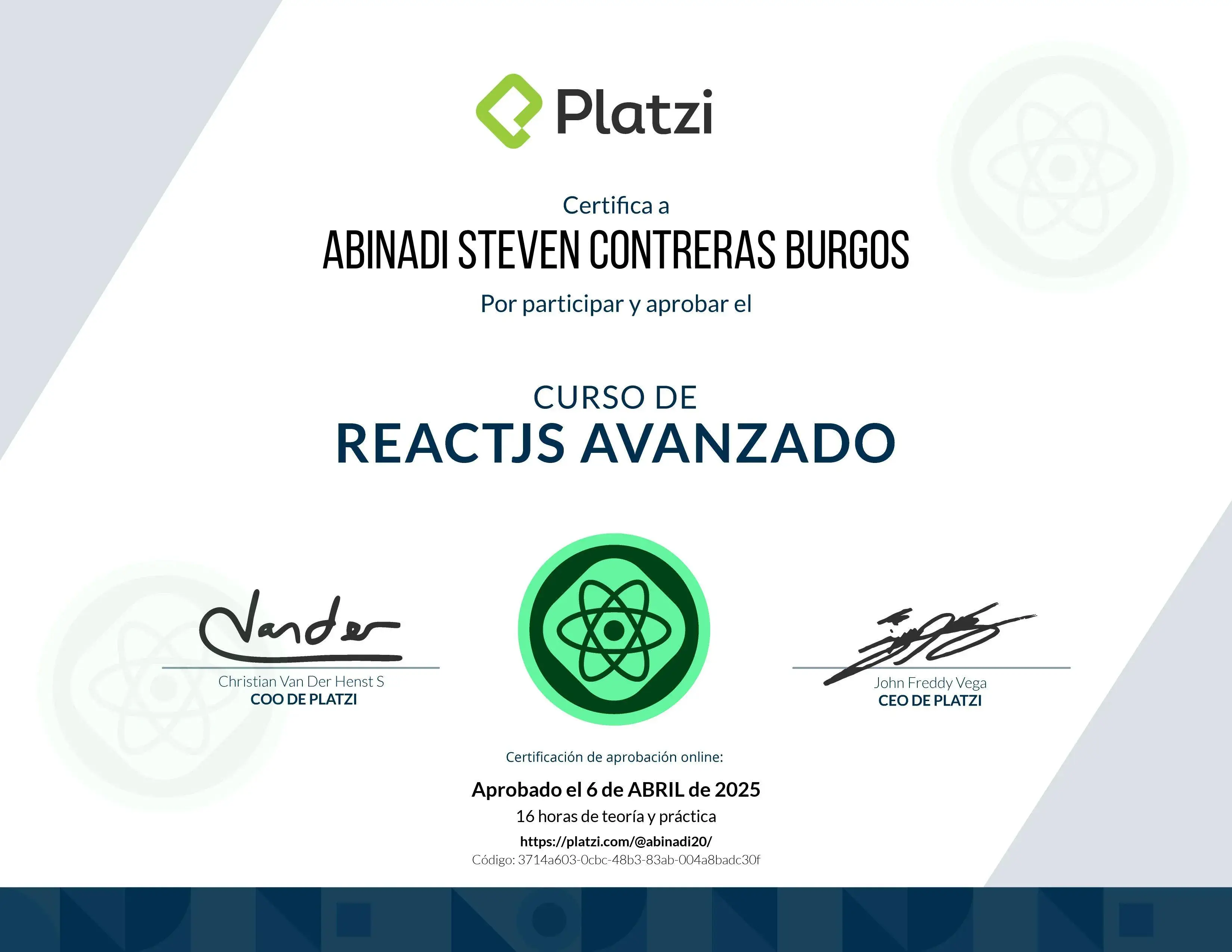 Certificado 37