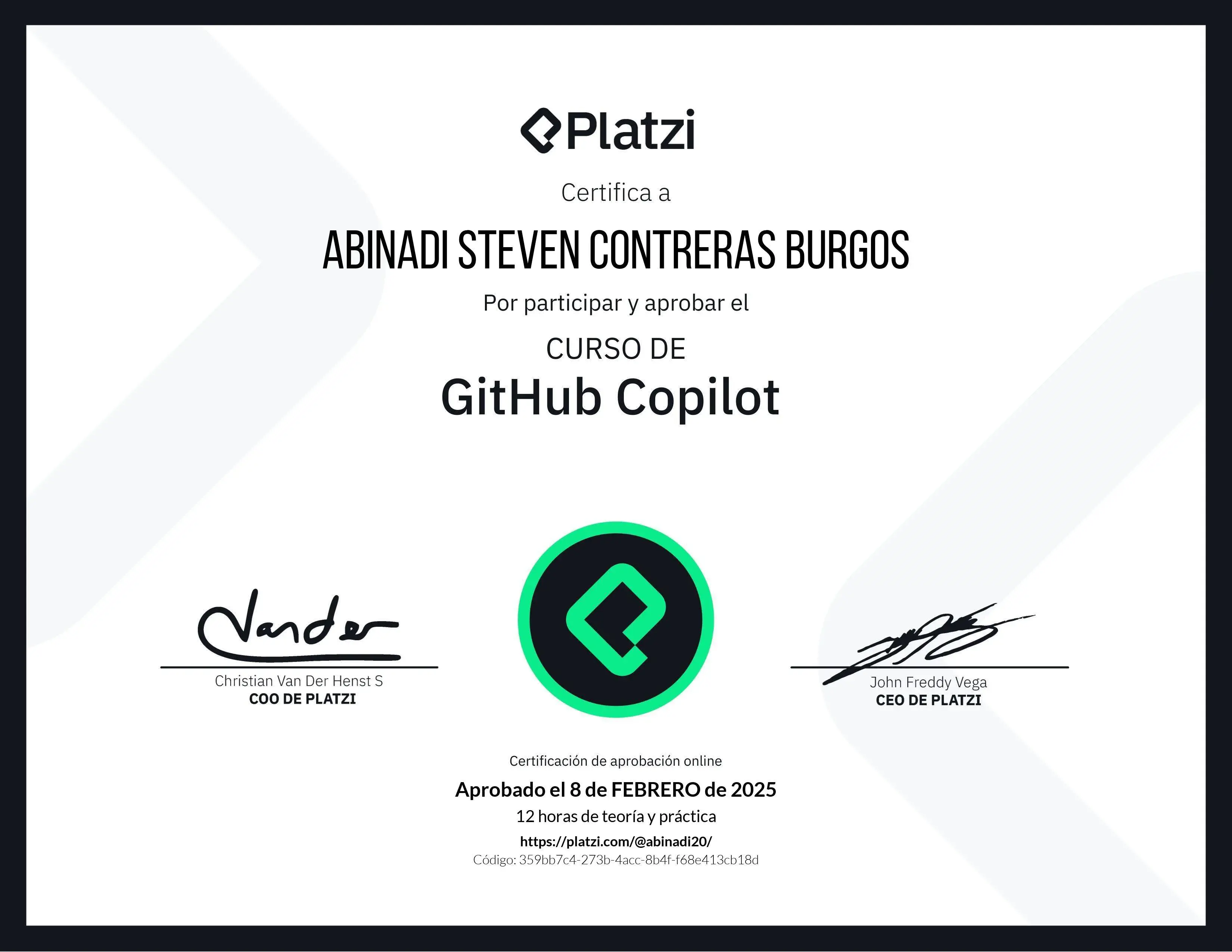 Certificado 41