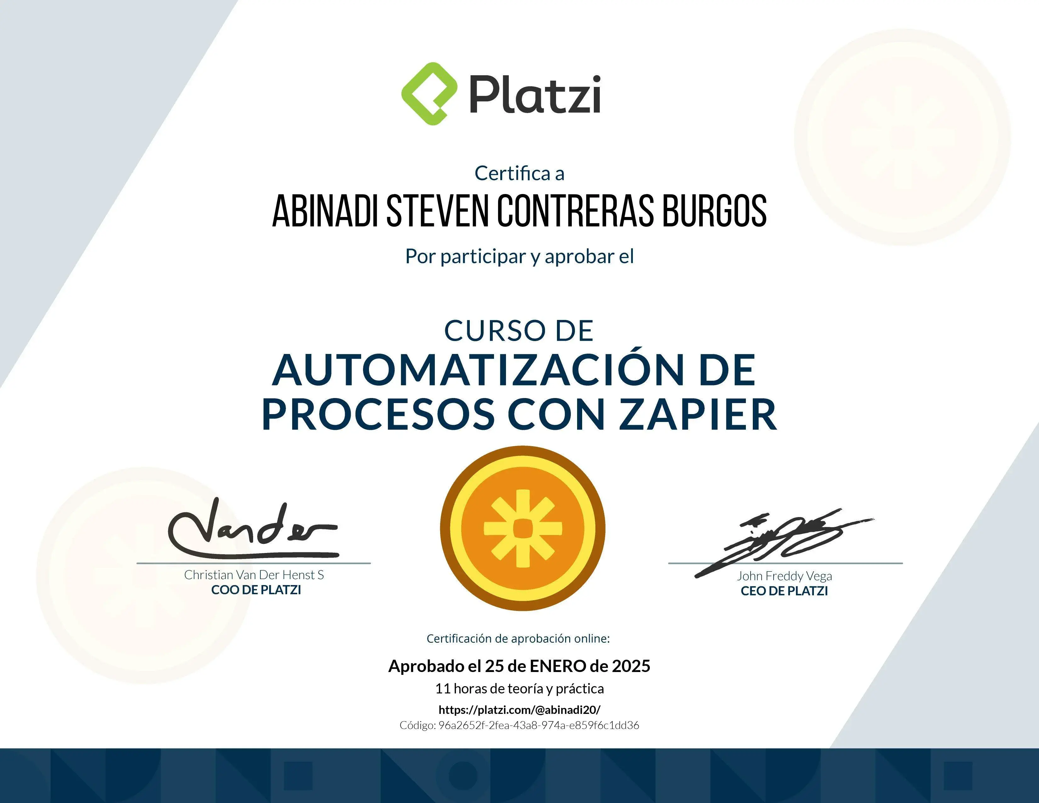 Certificado 49