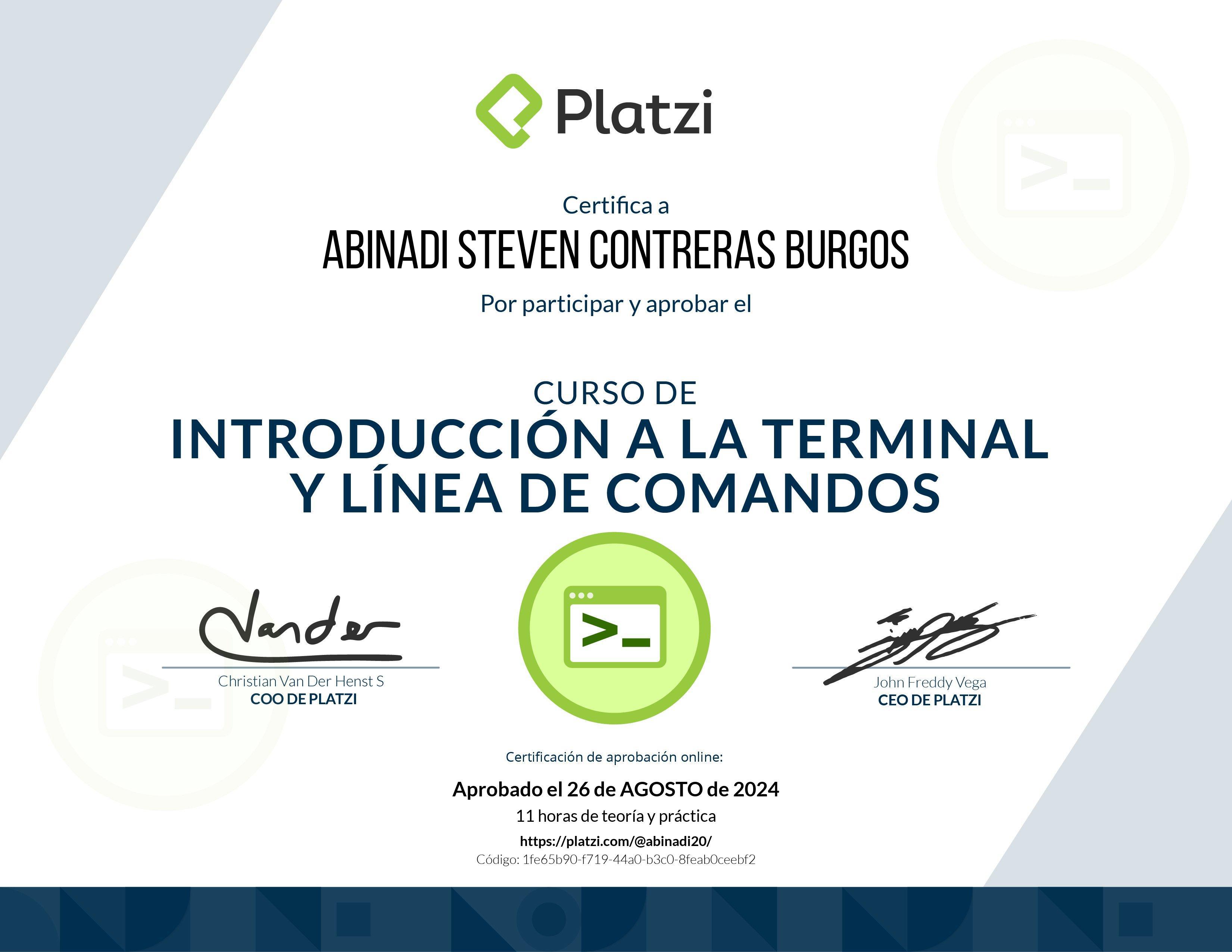 Certificado 61