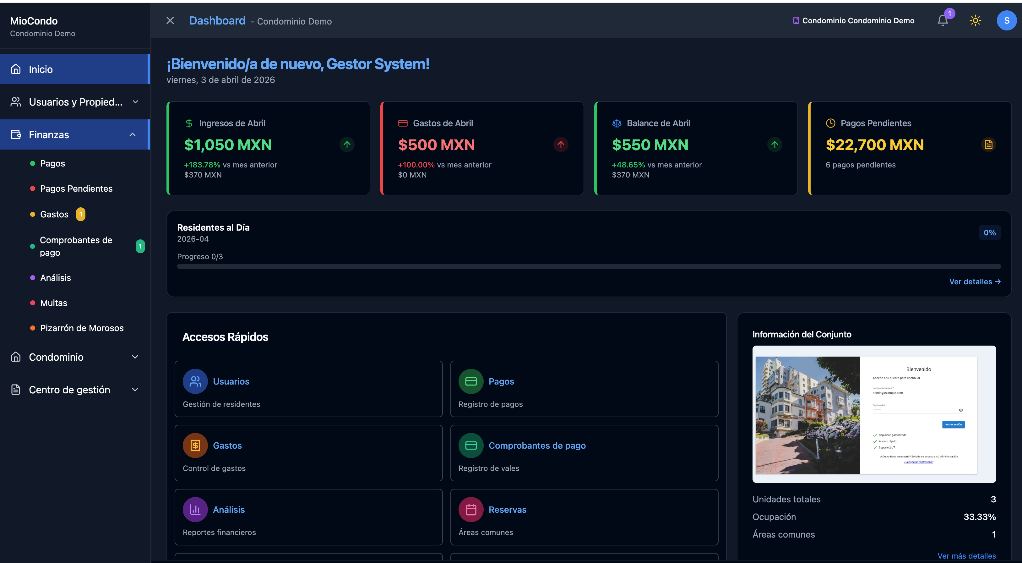 MioCondo - Condominium Management Platform - screenshot 4